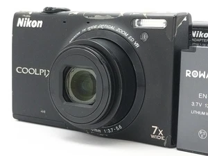 Nikon COOLPIX S6100 Black 16.0MP 7x Zoom Compact Digital Camera from Japan - Picture 1 of 15