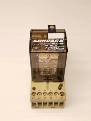 Schrack Relay MR301024 24V with Stand  - Image 1 of 4