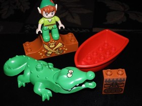 Lego Duplo Peter Pan's Visit Crocodile Tribal Mask Block Boat Replacement Parts