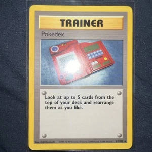 Pokemon trainer card Pokedex 87/102 Excellent Condition - Picture 1 of 2