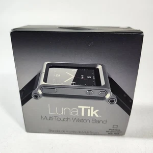 LunaTik TikTok Bracelet de montre multi-touch pour iPod Nano 6e génération noir NEUF 2010 - Photo 1 sur 5