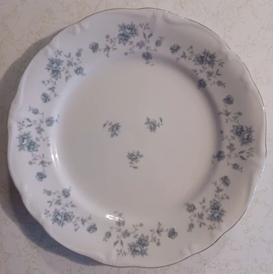 Platos de Cena Johann Haviland 10" Patrón Guirnalda Azul Baviera Alemania Usados en Excelente Condición Foto 1 de 4