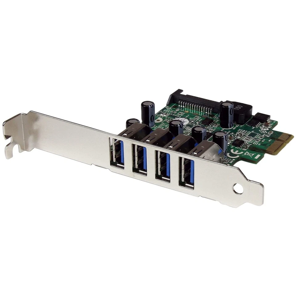 StarTech.com 4-Port PCI Express SuperSpeed USB 3.0 Controller Card with UASP - U - Image 1 of 4