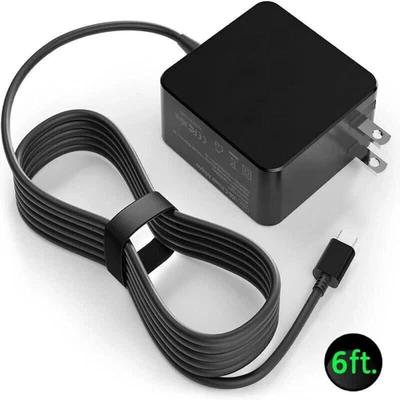 Cargador de computadora portátil con usb - C tipo - C de 65w para lenovo / HP - Image 1 of 4