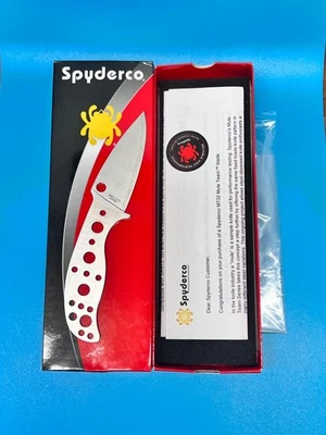 Spyderco Mule team 32 SRS13/SUS405 MT32P NEW - Image 1 of 4