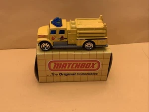 Matchbox Superfast No. 76 International Pumper Yellow Body 5-pack Issue - Picture 1 of 5