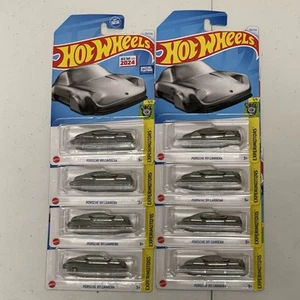 2024 Hot Wheels Key Chain Porsche 911 Carrera Lot Of 8 Brand New - Imagen 1 de 1