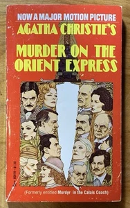 Murder On The Orient Express by Agatha Christie - vintage 1975 mystery tie-in pb - Picture 1 of 6