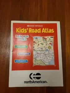 Rand McNally Kid's Road Atlas 2001 Good Condition, State Maps And Games - Picture 1 of 4