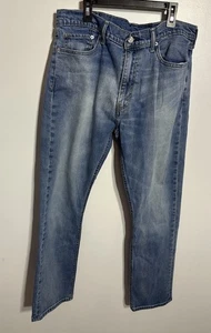 Levi’s 513 Jeans Herren 36/32 (30,5” True) Slim Straight Fit Hellblau Denim - Bild 1 von 8