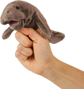 Mini Seekuh Fingerpuppe, grau - Bild 1 von 5