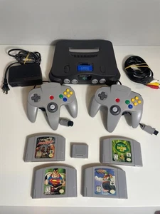 Nintendo 64 N64 Konsole Spiele Kabel OEM Controller getestet funktioniert - Bild 1 von 11