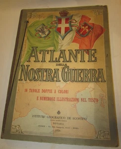 De Magistris Atlas unseres Krieges Institut De Agostini 1916 Militär - Bild 1 von 6