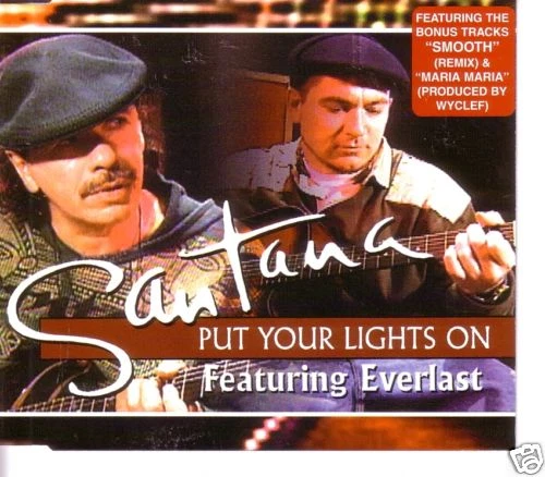 Santana Put Your Lights on w/ SMOOTH ROB THOMAS REMIX CD Single MARIA Radio MIX - Image 1 of 1