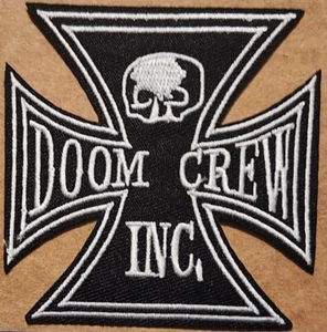 Black Label Society Doom Crew Inc. embroidered Iron on patch - Picture 1 of 1