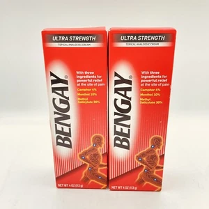 2 Boxes Of BENGAY Ultra Strength Topical Analgesic Exp. 4/2026 - Picture 1 of 4