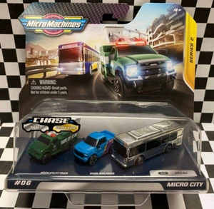 *RARE CHASE* Micro Machines 2020 Series 2 Micro City Bus, Warlander, Truck 1/87 - Picture 1 of 4