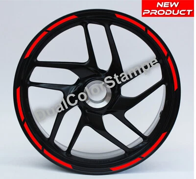 ⭐Motorrad Felgenaufkleber 17 Zoll GP Felgenrandaufkleber Aufkleber -VIELE FARBEN - Bild 1 von 4