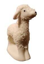 Dept 56 Handpainted Bisque Porcelain Easter Snowbunnies Lamb Figurine 2" Tall