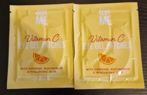 Give Me Cosmetics VITAMIN C CAFFEINE NIACINAMIDE Eye Gel Patches - 2 Pairs - Picture 1 of 1