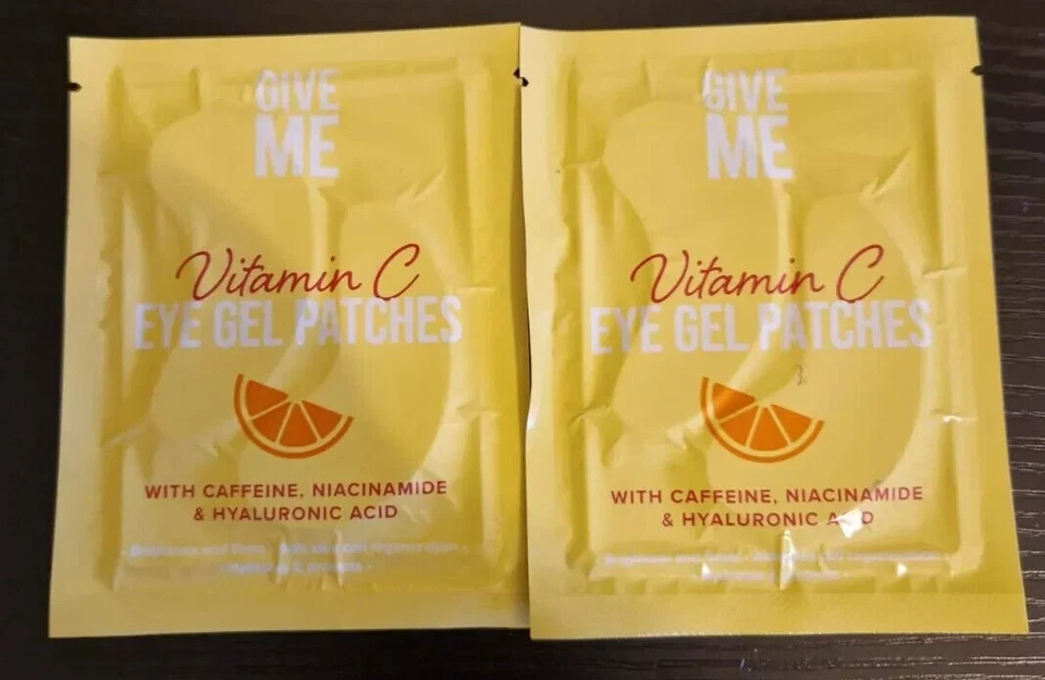 Give Me Cosmetics VITAMIN C CAFFEINE NIACINAMIDE Eye Gel Patches - 2 Pairs - Image 1 of 1