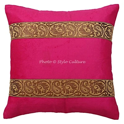 Capa de almofada fronha brocado jacquard decoração tradicional arte ioga - Imagem 1 de 4