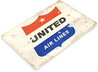 United Service Air Lines Logo Dealer Plane Shop Retro Decor Large Metal Tin Sign