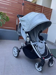 Steelcraft Agile Elite Charcoal Grey Pram Stroller - Picture 1 of 6
