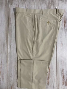 Callaway Golf Pants Mens 40x30 Khaki Beige Straight Leg Stretch Casual Outdoor - Picture 1 of 8