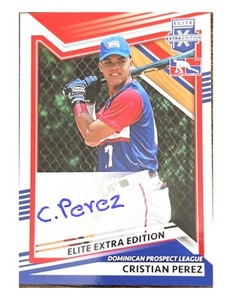 2022 Panini Elite Extra Edition [DPL Auto] #216 Cristian Perez {1}