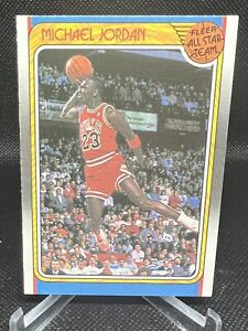 1988 fleer basketball Michael Jordan all star team #120 Bulls