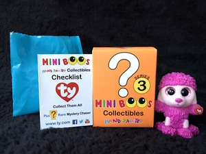 TY Mini Boos Patsy Pink Poodle 2" Series 2 Out Of Box For Display Hand Painted - Picture 1 of 11