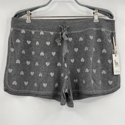 Pantalones Cortos Pijama PJ Salvage Gris Corazón Salvaje Térmico Tejido Waffle Talla XL RWLMS NUEVO CON ETIQUETAS Foto 1 de 4