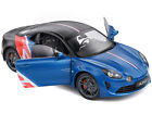 2021 Alpine A110S "F1 Team" niebieski metaliczny i matowy czarny z paskami i grafiką