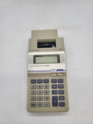 Vintage Texas Instruments TI-5005  Printer Calculator - Image 1 of 4