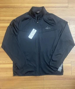 Greg Norman Attack Life Deep Black Jacket Size Large NWT POLESTER - Picture 1 of 8