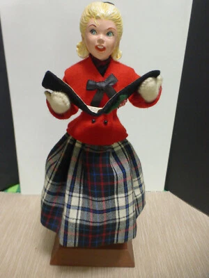 SIMPICH TEENAGE GIRL CHRISTMAS CAROLER CHARACTER DOLL - Image 1 of 4