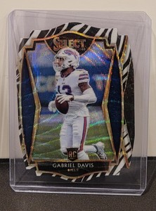 2020 GABRIEL DAVIS PANINI SELECT ZEBRA DIE CUT PREMIER LEVEL RC SSP #182