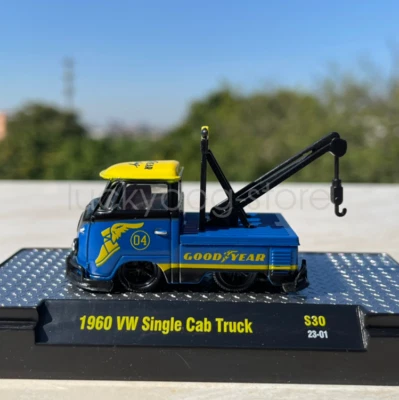 M2 Machines 1/64 Scale 1960 VW Single Cab Truck Good Year Alloy Model Car - Image 1 of 4