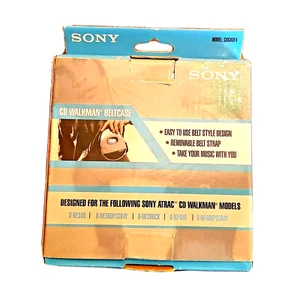 Estuche de cinturón Sony CD Walkman para modelos de CD Atrac D-NE300 D-NF400 nuevo en caja CDCASE4 - Imagen 1 de 5