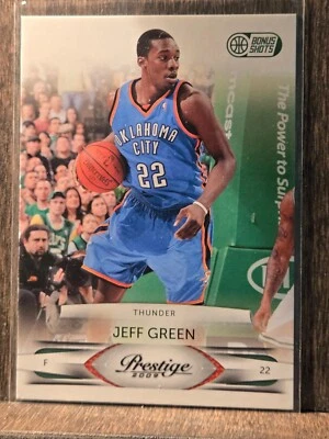 Panini Prestige Bonus Shots 2009-10 verde/25 Jeff Green #74 SP Foto 1 de 2