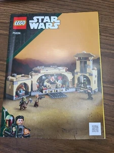 LEGO book of Boba Fett’s THRONE ROOM 75326 INSTRUCTION BOOK ONLY  - Picture 1 of 2