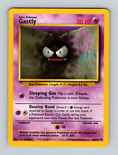 Gastly 50/102 Base Set Unlimited Common Wotc Vintage Pokemon NM Near Mint