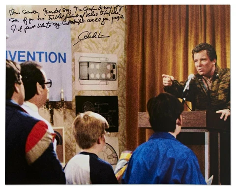 William Shatner *Writes Get a Life Star Trek Convention Cover