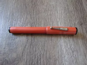 PLUMA ESTILOGRÁFICA JUSTRITE NARANJA VINTAGE - Imagen 1 de 2