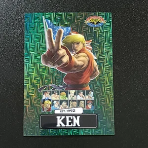 Tarjeta Promocional Street Fighter 2: Champion Edition Green Matrix Ken PSA Promo - Imagen 1 de 12