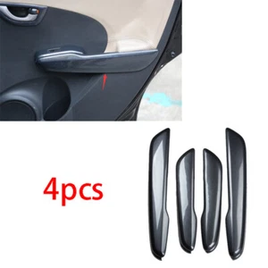 For Honda Fit Jazz 2008-2013 Carbon Fiber Inner Door Armrest Panel Cover Trim 4X - Picture 1 of 9