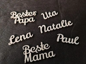 Namen Schriftzug DIY personalisiert Kinderzimmer Namensschild Geburtstag Kind - Bild 1 von 4