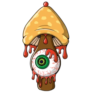 Trippy Mushroom Vinyl Sticker Decal For Water Bottle Laptop Car - Picture 1 of 1