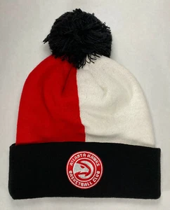 Mitchell & Ness NBA Atlanta Hawks Puño por encima y por detrás Pom Sombrero de Invierno, *Raro 2015 - Imagen 1 de 3